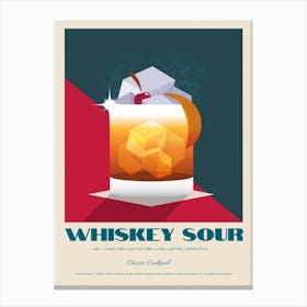 The Whiskey Sour Canvas Print
