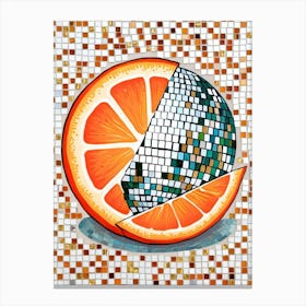 Orange Disco Canvas Print