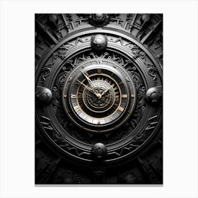 Clock Wallpaper 4 Canvas Print