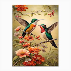 Hummingbirds Canvas Print