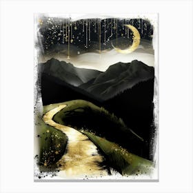 Moonlight Path Canvas Print