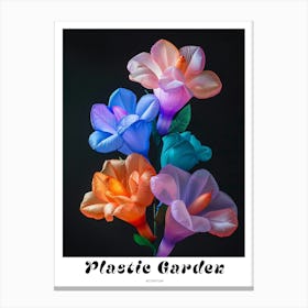 Bright Inflatable Flowers Poster Aconitum 1 Canvas Print