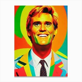 Jim Carrey Colourful Pop Movies Art Movies Canvas Print