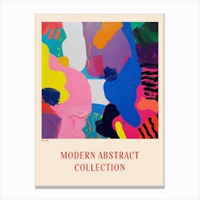 Modern Abstract Collection Poster 83 Canvas Print