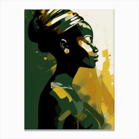 Portrait Of African Woman 1 Canvas Print