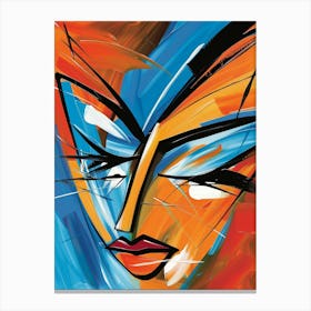 Abstract - Woman'S Face Canvas Print