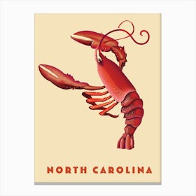 North Carolina Lobster Canvas Print