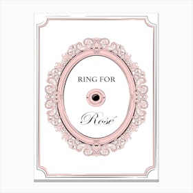 Ring for Rose Wine Canvas Print