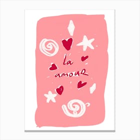 La Amour Canvas Print