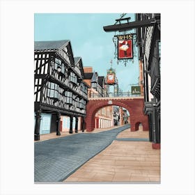 Chester Uk England Travel Canvas Print