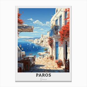 Paros Travel Canvas Print