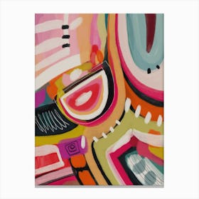 Abstract Multicolor 3 Canvas Print