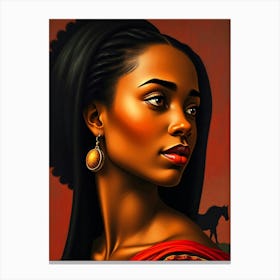 African Woman Canvas Print