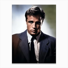 Color Photograph Marlon Brando 1 Canvas Print