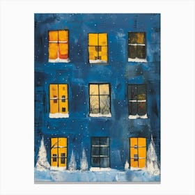 Christmas Windows Canvas Print