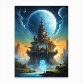 Fantasy Castle Canvas Print