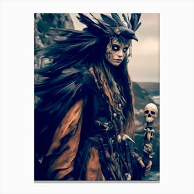 Viking Woman Canvas Print