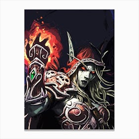 World Of Warcraft gaming movie 7 Canvas Print
