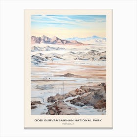 Gobi Gurvansaikhan National Park Mongolia 1 Poster Canvas Print