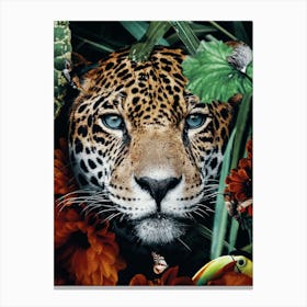 Jaguar in the Jungle Canvas Print