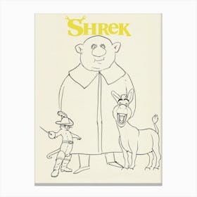 Shrek Canvas Print