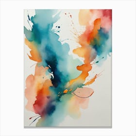 Abstract Watercolor Painting 23 Canvas Print