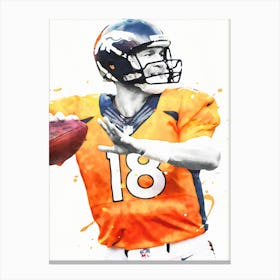 Peyton Manning Denver 1 Canvas Print
