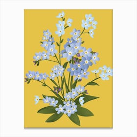 Forget Me Nots Canvas Print