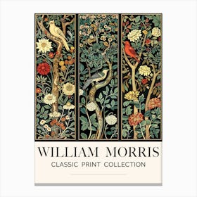 William Morris Inspired, Spring Time Canvas Print