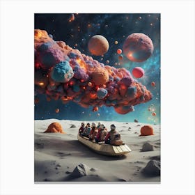 Spaceships Canvas Print