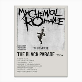 The Black Parade 2006 Music Poster Canvas Print