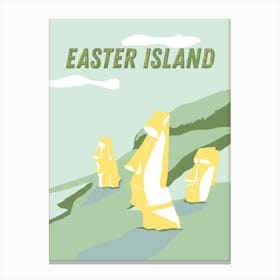 Easter Island Canvas Print