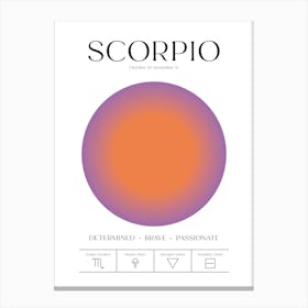 Scorpio Canvas Print