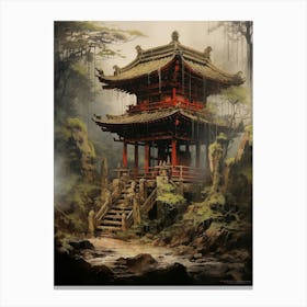 Shinto Shrines Japanese Style 4 Canvas Print