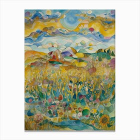 Sunflower Field Canvas Print