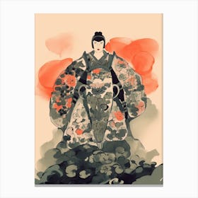Samurai Illustration 5 Canvas Print