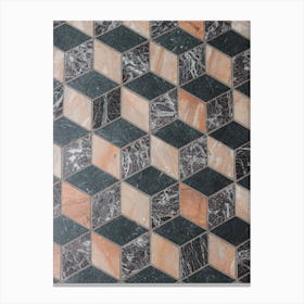 Marble Mosaic Tile Canvas Print