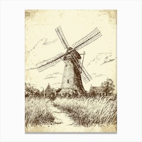 Windmill 14 Canvas Print