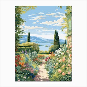 Claude Monet Foundation Gardens France Illustration 1  Canvas Print