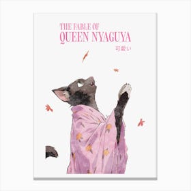 The Fable Of Queen Nyaguya - A Cat Inspired By Princess Nyaguya Canvas Print