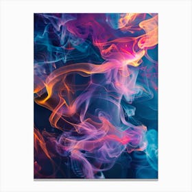 Abstract Smoke Background 1 Canvas Print