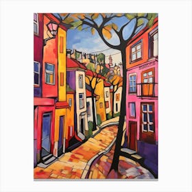 Porto Portugal 1 Fauvist Painting Canvas Print