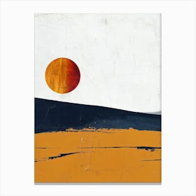 Sunset Ii Canvas Print Minimalism Canvas Print