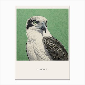 Ohara Koson Inspired Bird Painting Osprey 1 Poster Canvas Print
