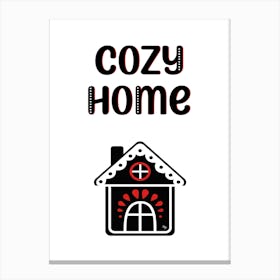 Cozy Home Nordic Xmas Collection 1 Canvas Print