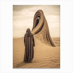 Dune Sand Desert Building 11 Canvas Print