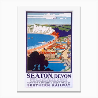 Seaton Devon Southern Railway Canvas Print