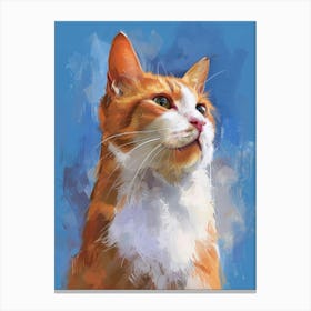 Orange Tabby Cat 17 Canvas Print