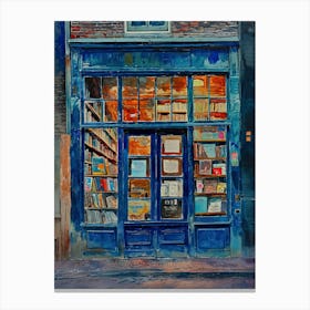Amsterdam Book Nook Bookshop 1 Canvas Print