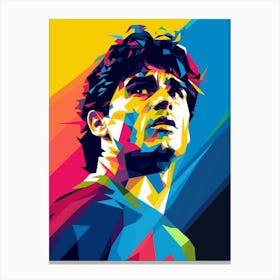 Legend Soccer Player 4 Canvas Print